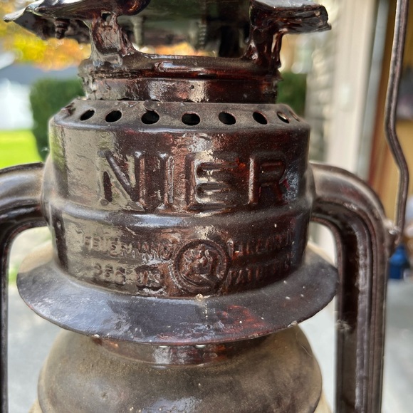 Vintage NIER Feurhand Nr. 280 Oil Lantern Made in Germany. Antique lantern - Picture 4 of 7